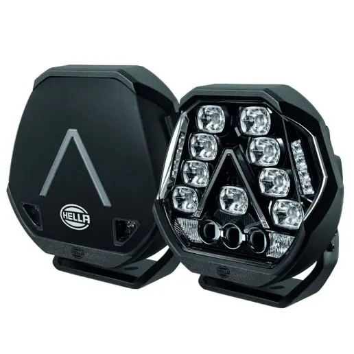 HELLA Antares > 4wd Lights and Camping Online Store HELLA Antares LED 9 Inch Driving Lights Pair with protective cover and composite beam technology