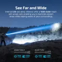 Olight Javelot Turbo 2 Beam Distance > 4wd Lights and Camping Online Store Olight Javelot Turbo 2 producing a 1500-metre long-range beam at night