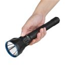 Olight Javelot Turbo 2 Handheld Torch > 4wd Lights and Camping Online Store Olight Javelot Turbo 2 Torch held by hand with side switch and deep reflector