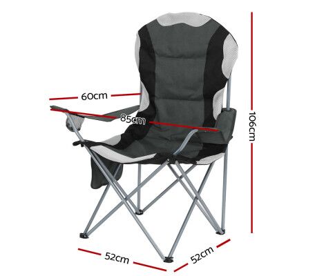 Folding camping chairs
