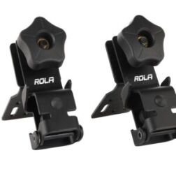 Roof Rack Shovel Holder ROLA sports channel bracket set with thumb wheel clamp