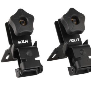 Roof Rack Shovel Holder ROLA sports channel bracket set with thumb wheel clamp