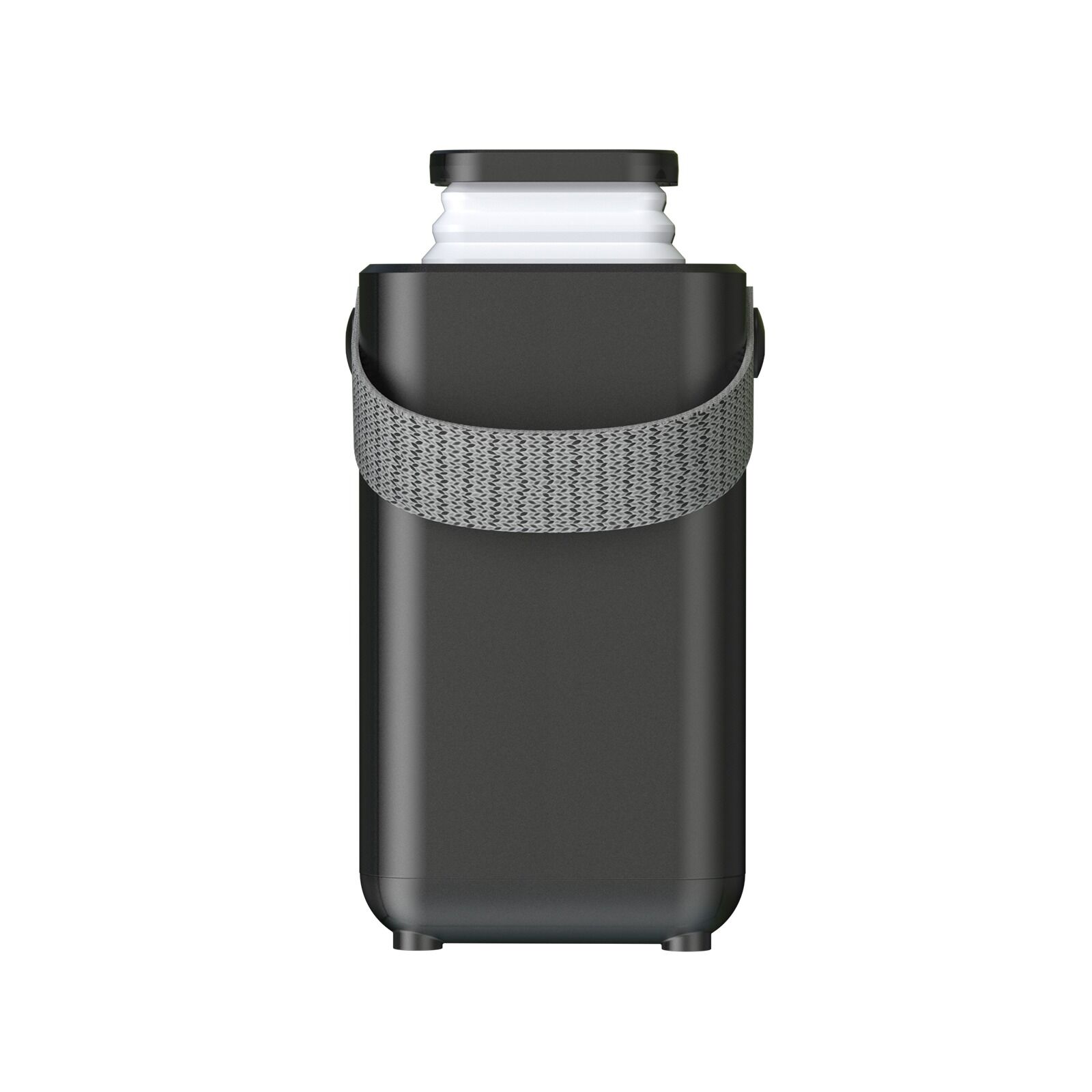 Portable Power Station S200 rear view showing built-in LED light and compact portable camping power design