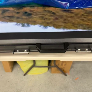 Hard shell rooftop tent ladder mounting brackets