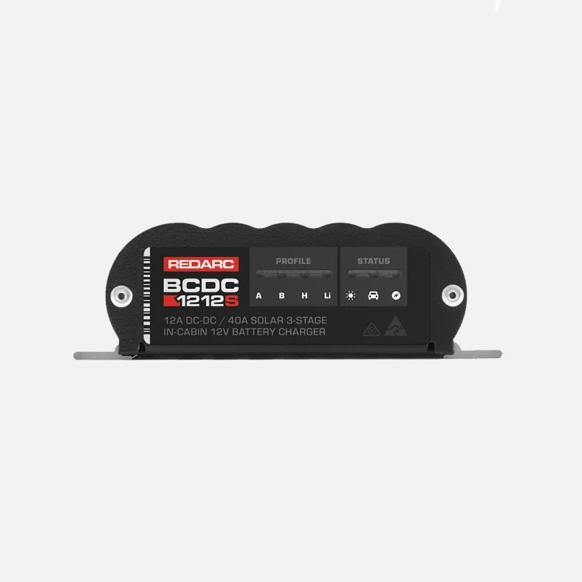 REDARC BCDC Trailer S 12A DC DC trailer charger front profile