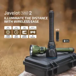 Olight Javelot Turbo 2 long-range torch with 1800 lumens and 1500-metre beam