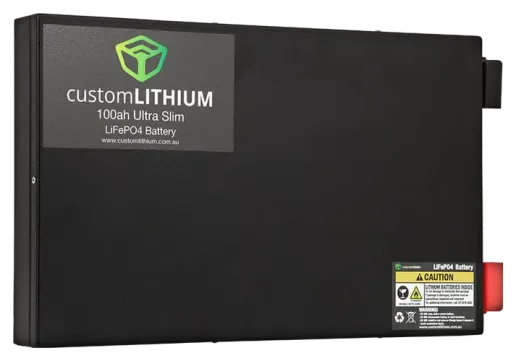 Mazda BT50 2022+ dual battery system with Australian-Made tray and lithium setup mounted behind the rear seat for clean, reliable 12V power.