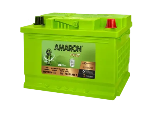 DIN53LH MF > 4wd Lights and Camping Online Store DIN53LH MF automotive battery DIN55H Amaron Pro Series 55Ah 500CCA 12V