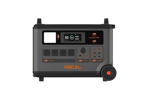 Oscal Powermax 6000 > 4wd Lights and Camping Online Store OSCAL PowerMax 6000 portable power station 3600Wh LiFePO4 Front view