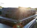 Rola Titan Tray MKIII 1500mm x 1500mm3 > 4wd Lights and Camping Online Store Rola Titan Tray MKIII roof platform carrying storage cases on a 4WD