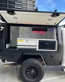 Evakool 40L Platinum Drawer11 > 4wd Lights and Camping Online Store Evakool drawer fridge in off-road storage system
