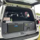Evakool 40L Platinum Drawer14 > 4wd Lights and Camping Online Store Dual Evakool drawer fridges installed in canopy setup
