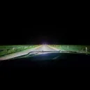 Ultra Vision VULKAN Beam Pattern > 4wd Lights and Camping Online Store Ultra Vision VULKAN adjustable beam pattern on country road at night
