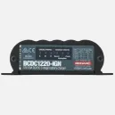 REDARC BCDC1220-IGN 1 > 4wd Lights and Camping Online Store Front view of REDARC BCDC1220-IGN 20A DC DC Charger showing charge profile and status indicators