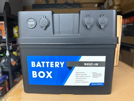 Battery Box with 500 watt inverter > 4wd Lights and Camping Online Store Battery Box with 500 watt inverter