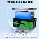 12V 200Ah LiFePO42 > 4wd Lights and Camping Online Store 12V 200Ah LiFePO4 lithium battery Datou BOSS lightweight deep cycle power for 4WD camping