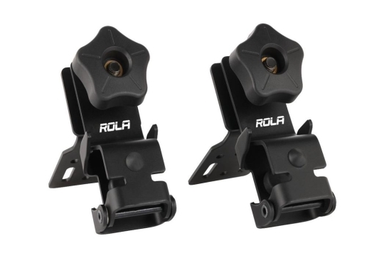 Roof Rack Shovel Holder ROLA sports channel bracket set with thumb wheel clamp