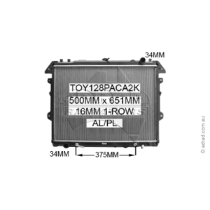Hilux TGN16R Radiator