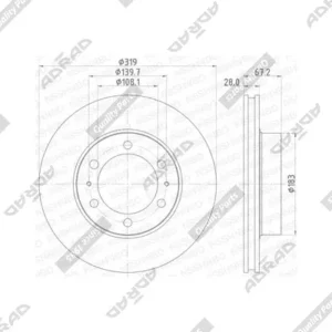 HILUX ‘05-15 Disk Rotor