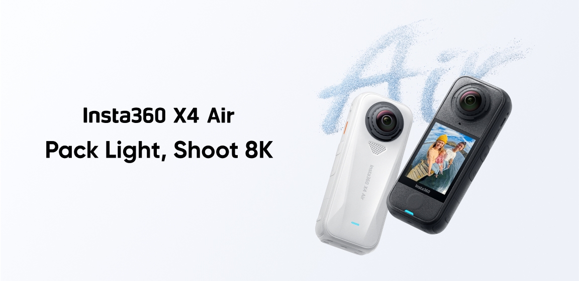 New Ultralight 8K 360 Camera for Life on the Move