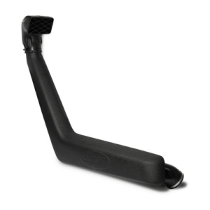 Safari V-Spec Snorkel SS982HF fitted to Ford Ranger PX, black polyethylene raised air intake with air-ram head.