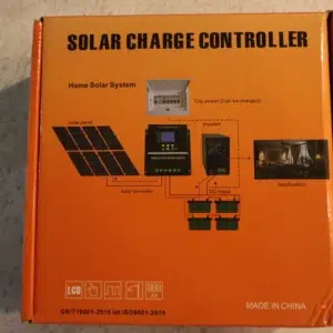 Smart solar charge controller with LCD screen supporting 12V, 24V, 36V and 48V systems.