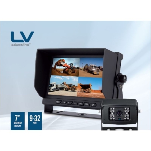 Reverse Camera > 4wd Lights and Camping Online Store Reverse camera LV7149 heavy duty kit with 7 inch quad monitor and camera