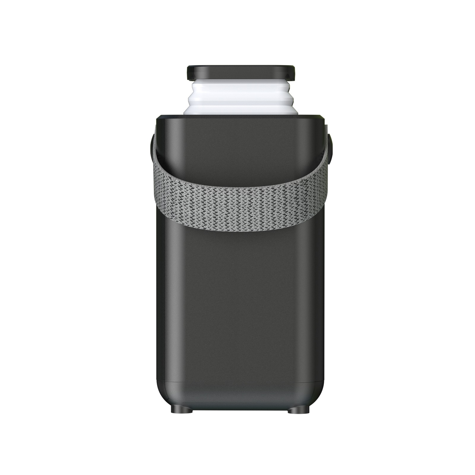 Portable Power Station S200 rear view showing built-in LED light and compact portable camping power design