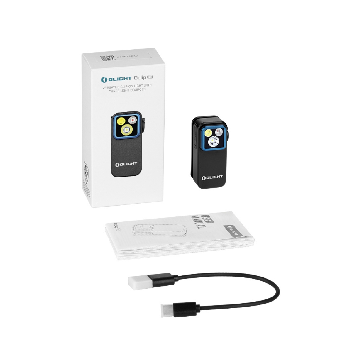 Olight Oclip Pro floodlight and spotlight modes