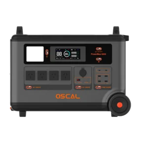OSCAL PowerMax 6000 portable power station 3600Wh LiFePO4 Front view