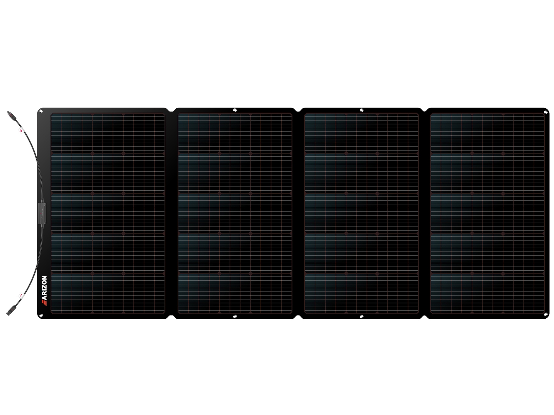 400W Portable Solar Panel opened flat showing Arizon solar cells and cable connectors