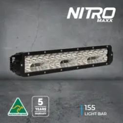 Ultra Vision NITRO > 4wd Lights and Camping Online Store “Ultra Vision NITRO Maxx 155W 18-inch LED Light Bar on 4WD, 1100M beam, 170° spread, 4500K/5700K, made in Australia.”