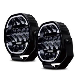 Roadvision Dynamilux 8in LED Driving Lights with white dynamic DRL and combination beam pattern
