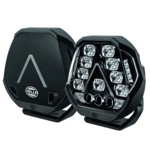 HELLA Antares LED 9 Inch Driving Lights Pair with protective cover and composite beam technology