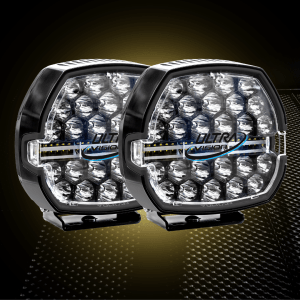 Ultra Vision VULKAN LED Driving Lights pair with adjustable beam control