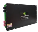 Custom Lithium Ultra Slim XL Battery 1250Ah with black enclosure and covered terminals