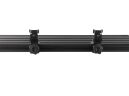 Roof Rack Shovel Holder1 > 4wd Lights and Camping Online Store Roof Rack Shovel Holder clamp close up showing thumb wheel tightening system