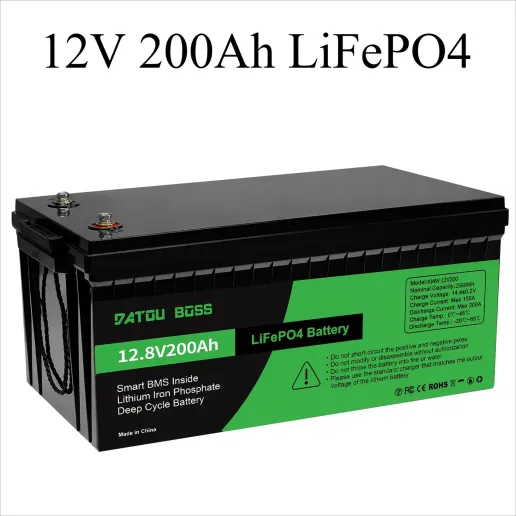 12V 200Ah LiFePO4 lithium battery Datou BOSS lightweight deep cycle power for 4WD camping