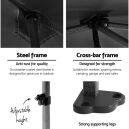 Pop Up Gazebo2 > 4wd Lights and Camping Online Store showing that it has a steel frame a great leg supports