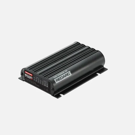 Redarc BCDC1250D > 4wd Lights and Camping Online Store Redarc BCDC1250D 12V 50A DC to DC battery charger with MPPT solar input.